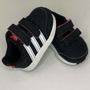 Adidas Infant Sneakers Size 3 Black with white